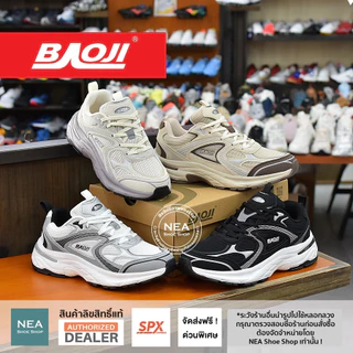 [รุ่นใหม่ มาแรง] Baoji 1124 New Life Balance II [U] NEA รองเท้าผ้าใบผู้หญิงและผู้ชาย เสริมส้น บาโอจิ แท้