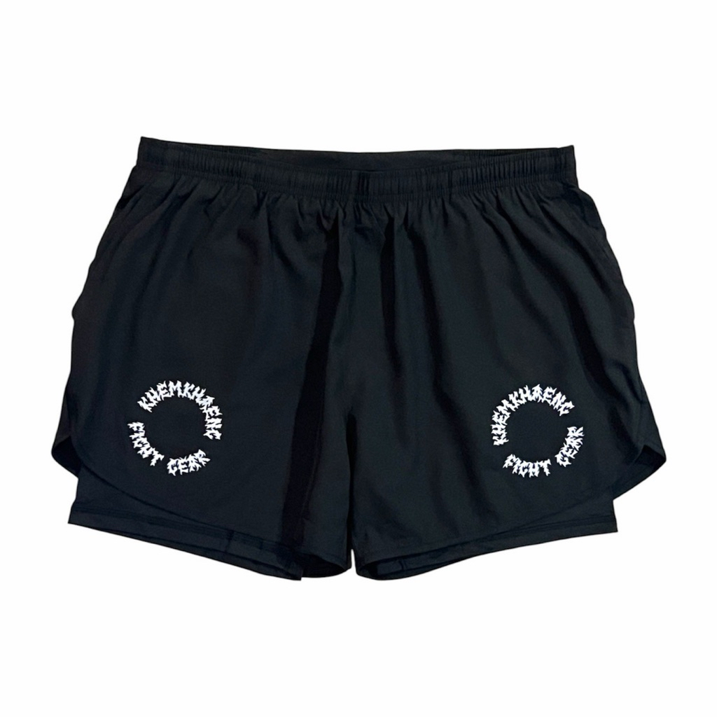 @khemkhaengrunningclub V.4 สีดำ Fight gear รีเฟล็ก เข้มแข็งรันนิ่ง Underpants