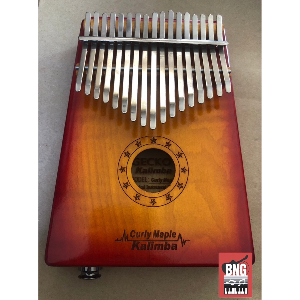 Kalimba GECKO MC-SEQ คาลิมบาแบบต่อเข้าเครื่องขยายเสียงได้ คุณภาพดี 17คีย์
