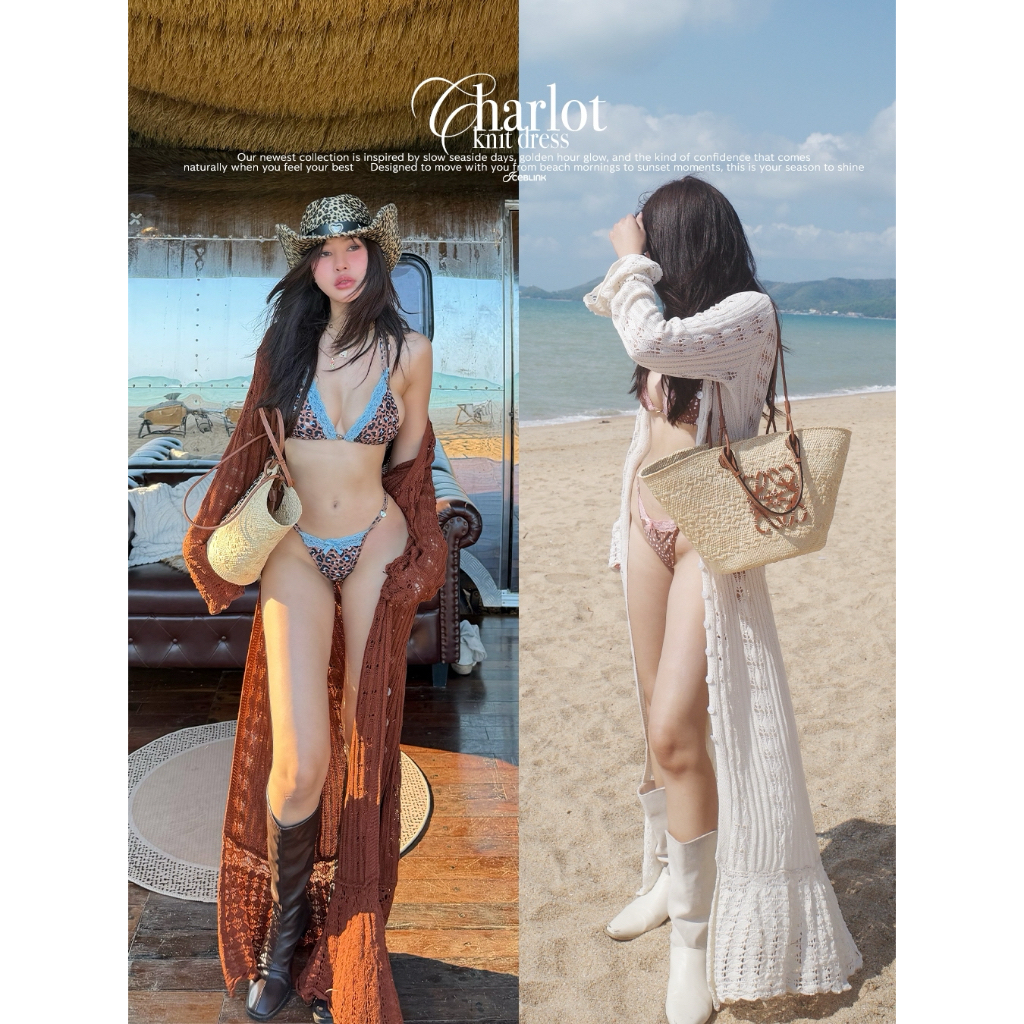 ICEBLINK l Charlot knit dress เดรสไหมพรมยาว