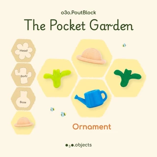 [o3o Workshop] o3o.PoutBlock ชิ้นส่วน DIY - Ornament (No.025-028)