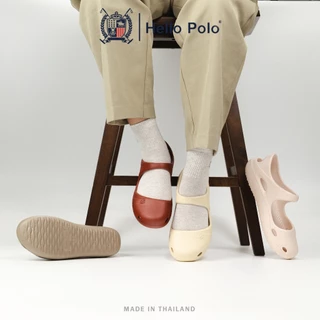 Hello Polo รองเท้าแตะผู้หญิง รองเท้าแฟชั่นลําลอง เบาสบาย อ่อนนุ่ม กันลื่นและทนทาน วัสดุ EVA เหมาะกับฤดูร้อน รุ่น HP8070