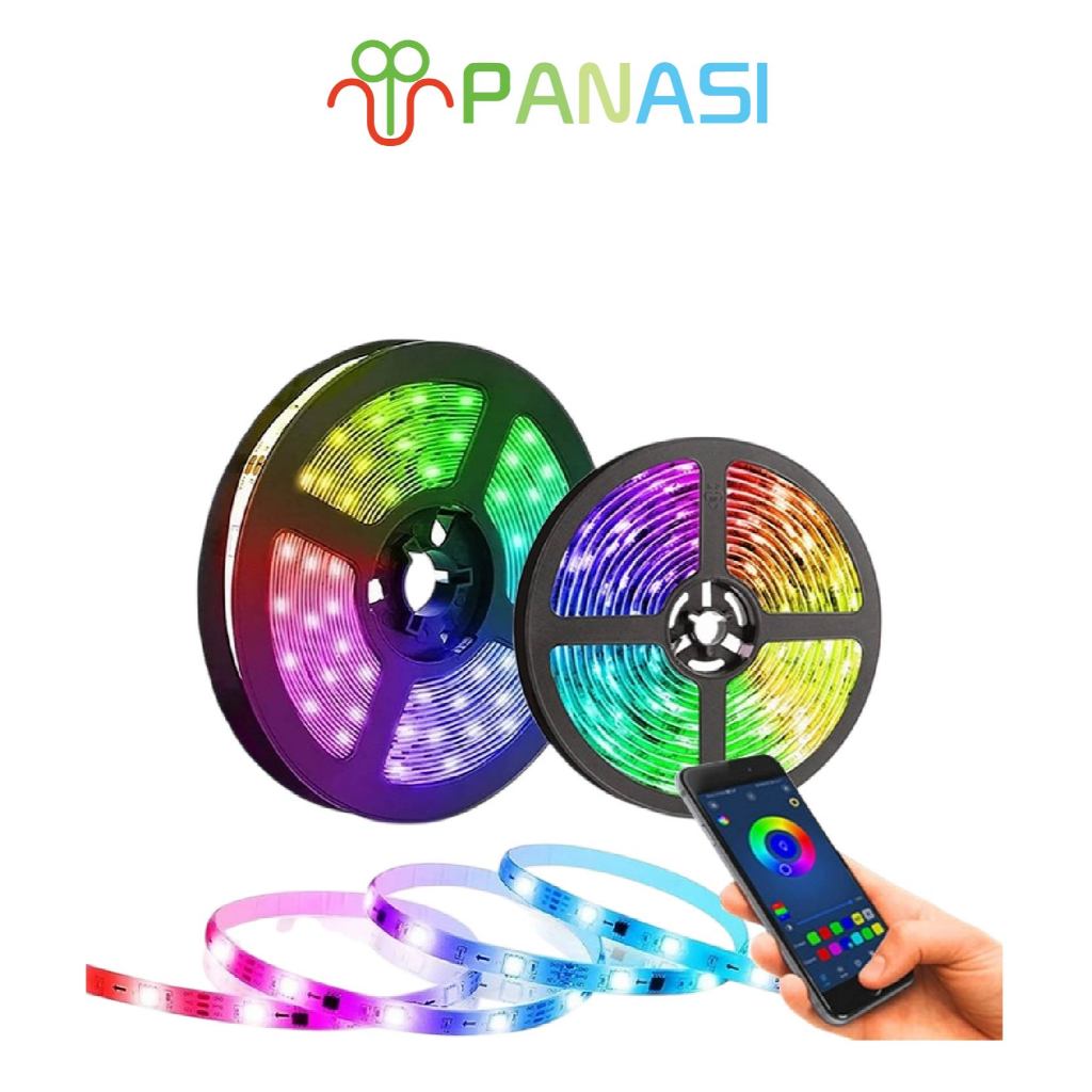 Panasi ไฟแต่งห้อง รุ่น16สี พร้อมส่งในประเทศไทย 5M/10M/15M/20M RGB เสียบ USB 5V  ริบบิ้น LED Strip Light IP65 ไฟตกแต่ง