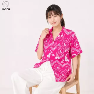 KORU เสื้อฮาวาย ลายช้างภูผา