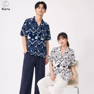 KORU เสื้อฮาวาย ลายช้างภูผา