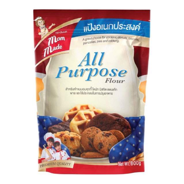 F/W Mommade All purpose flour 800g. มัมเมด แป้งสาลีอเนกประสงค์