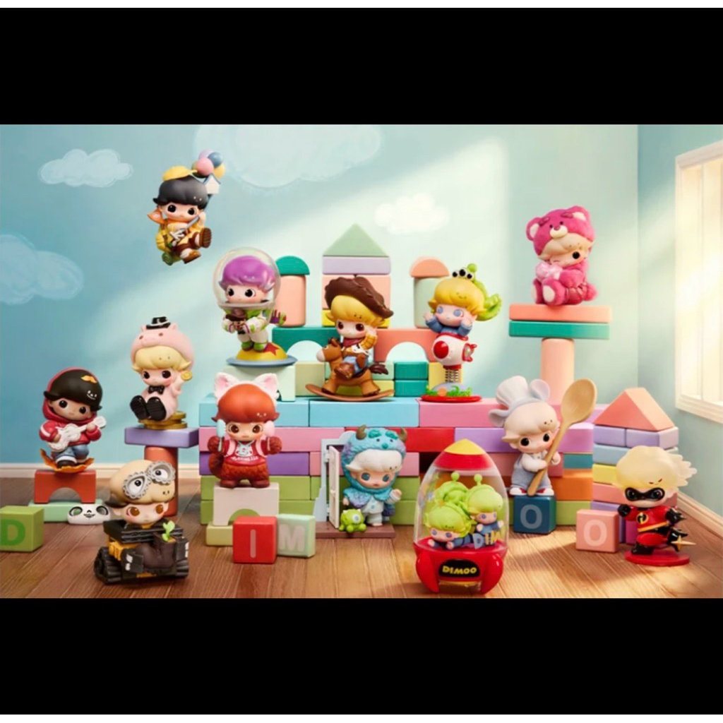 พร้อมส่งด่วนจากไทย Dimoo x Pixar series figures