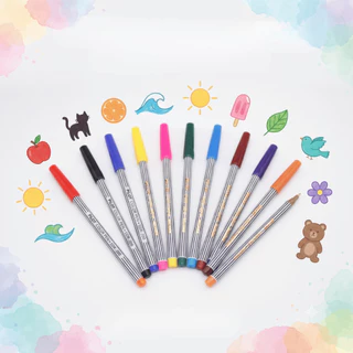 ปากกาเมจิก PILOT SDR-200 หัวแหลม เมจิก ชัดเจน สีสันสดใส หัวปากกาแข็งแรง วาดเส้น งานเขียน ตัดเส้น ระบายสี วาดภาพ YC