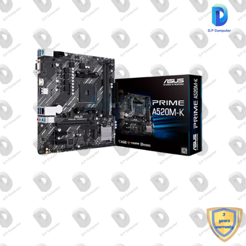 ASUS PRIME A520M-K DDR4 สินค้าใหม่ รับประกัน 3 ปี