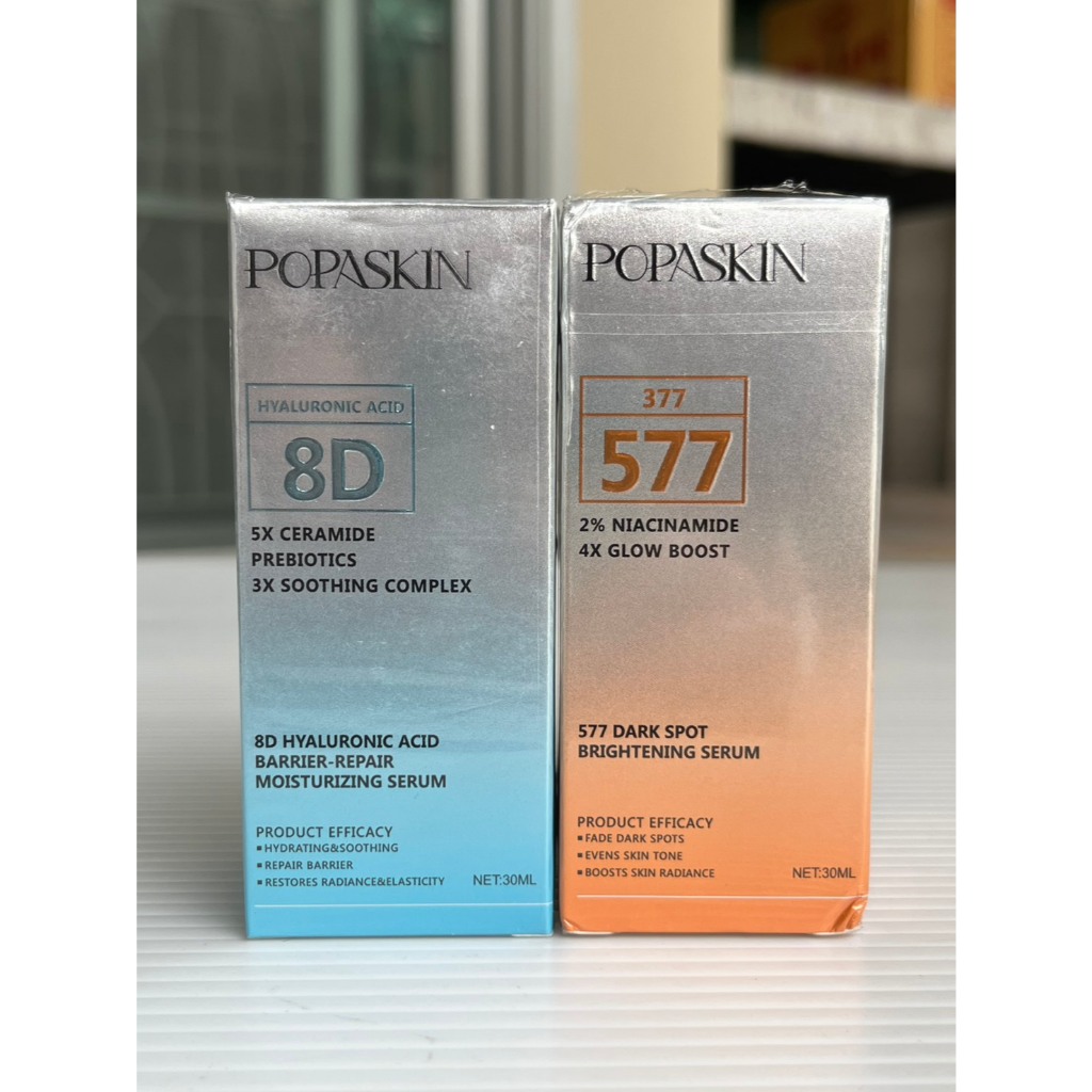 POPASKIN 577 Dark Spot Serum, 8D Hyaluronic Serum 30 ml. เซรั่มบำรุงผิว (สินค้ารีวิวไม่ได้ใช้)