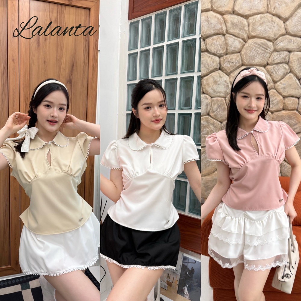 เสื้อคอบัว ผ้าไบโอ #FF52