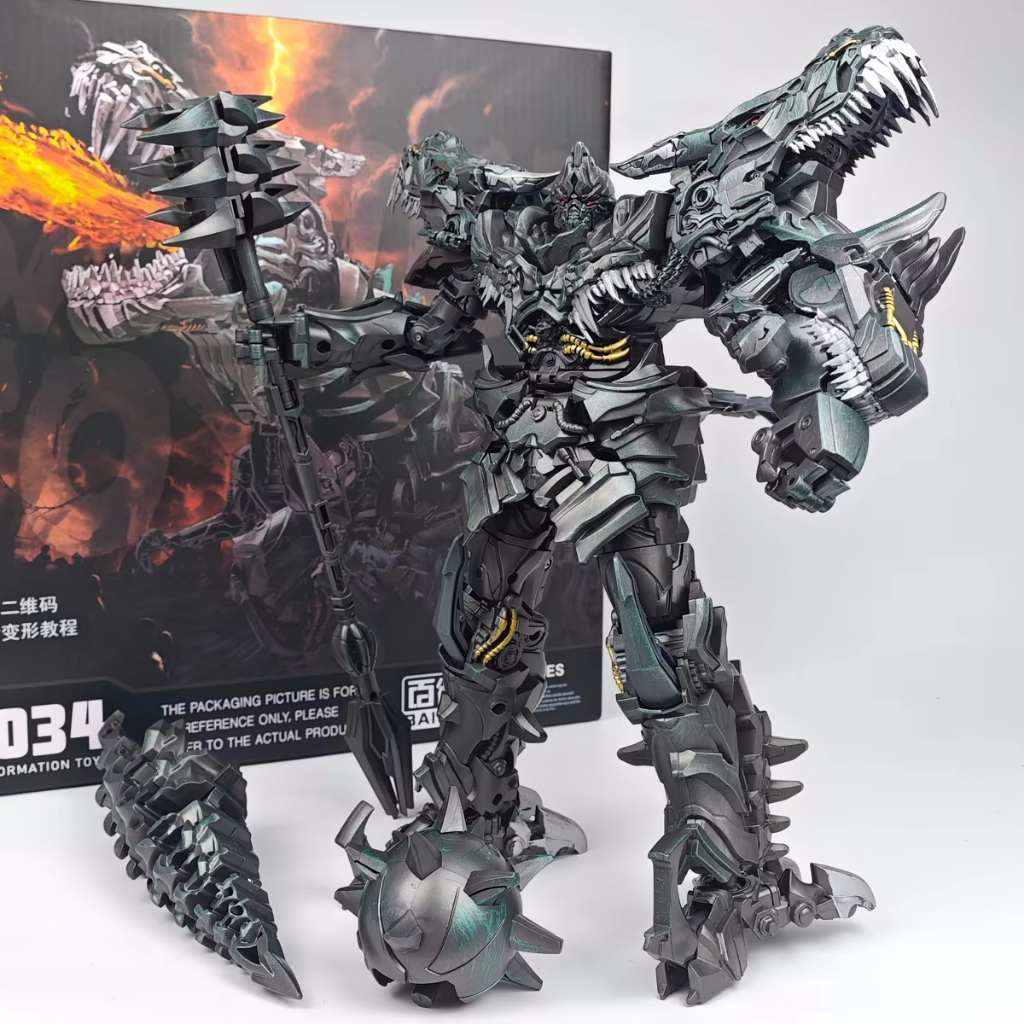 ของเล่นขนาด 23 ซม. TW-1034 KO SS07 Grimlock ภาพยนตร์หุ่นยนต์ Action Figure ของเล่น