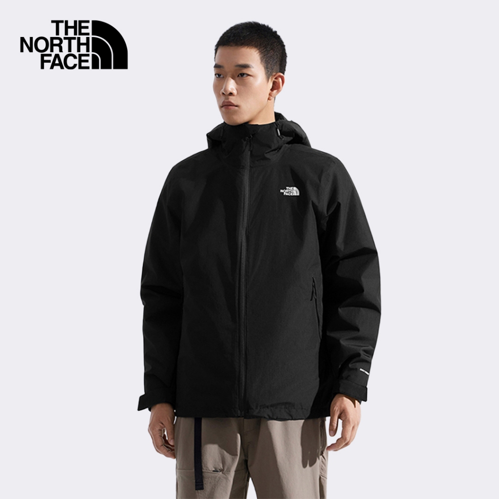 THE NORTH FACE MEN CARTO MONO TRICLIMATE HOODED JACKET(ดูตารางไซส์ASIA/AP) - TNF BLACK เสื้อกันหนาวสองชั้น ผู้ชาย