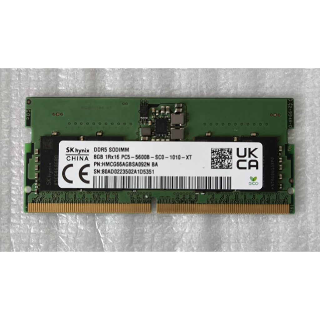 มือ2 SK Hynix DDR5 8GB 5600Mhz SO-DIMM module