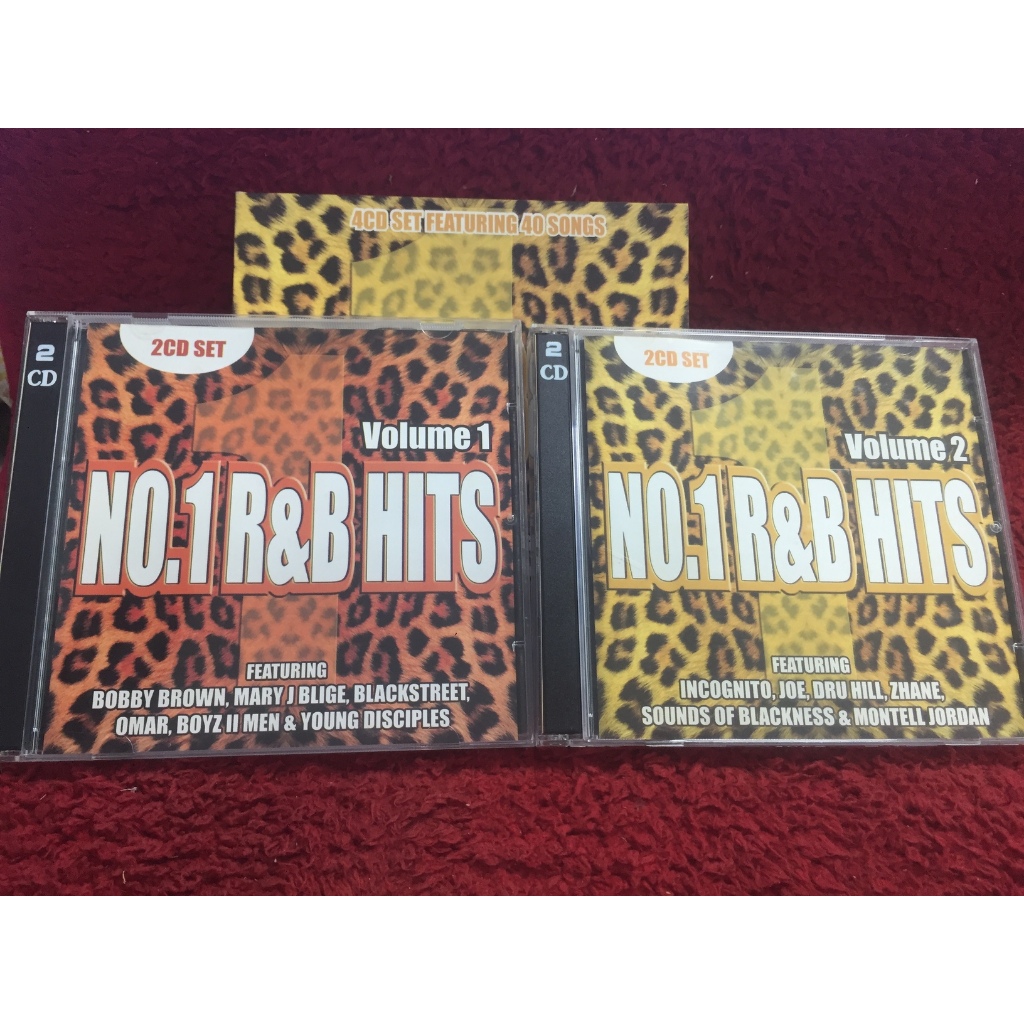 4CD No.1 R&B Hits (Volume 1 & Volume 2) สภาพตามปก CA115-5