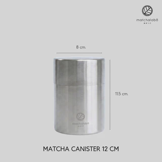 MATCHALABO Matcha Canister กระปุกเก็บมัทฉะ/เมล็ดกาแฟ แสตนเลส