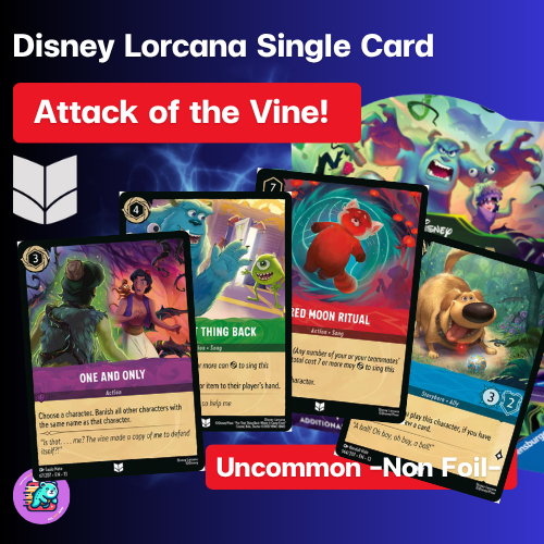 [Set 13 Attack of the Vine!] Uncommon -Non Foil- [All color] Single Card Disney LORCANA ENG [Ravensburger]