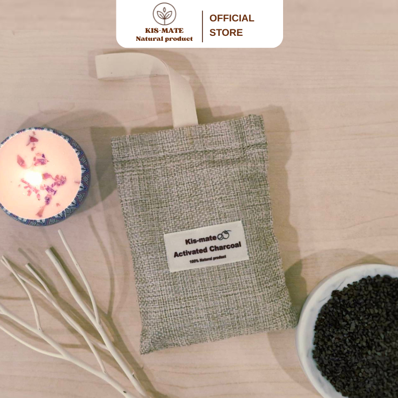 Active charcoal ถุงดูดกลิ่นพรีเมี่ยม กลิ่นอับในตู้เสื้อผ้า ตู้รองเท้า ตู้เย็น ห้องครัว ห้องนั่งเล่น รถยนต์