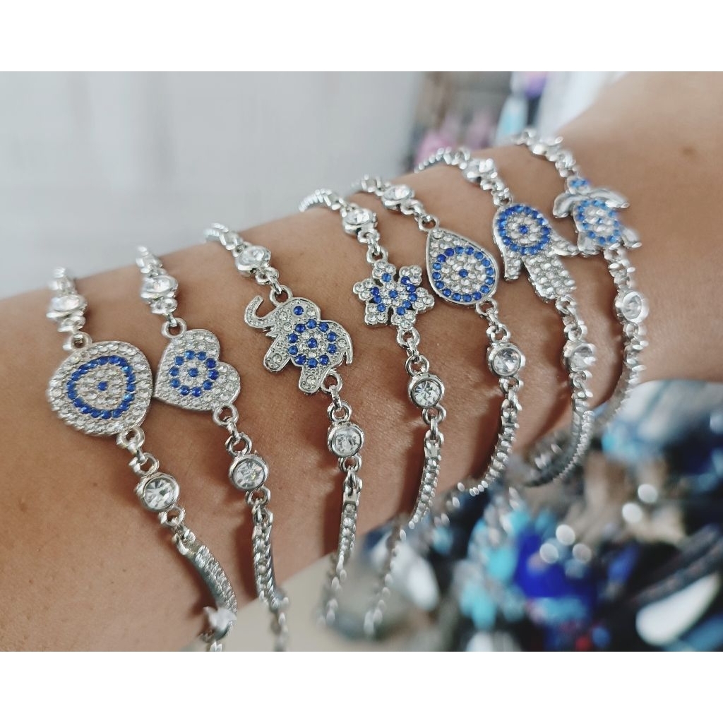 สร้อยข้อมือEvil Eye CZ