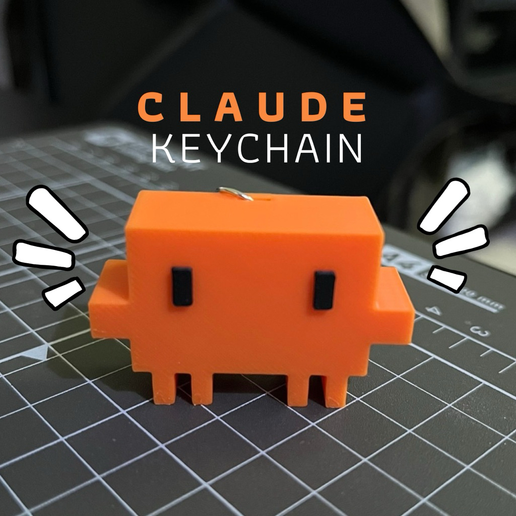 AI Keychain พวงกุญแจน้อง Claude