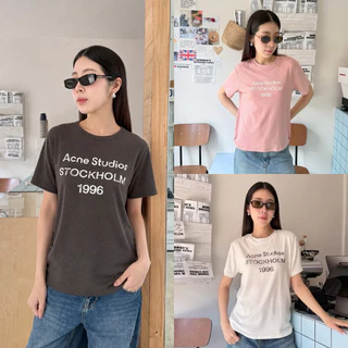 Ac T-Shirt เสื้อยืดแบรนด์ดัง ดีเทลสกรีน ผ้าสลาฟใส่สบาย น่ารักมากกก ชนช็อปเกาหลีเลยค้า