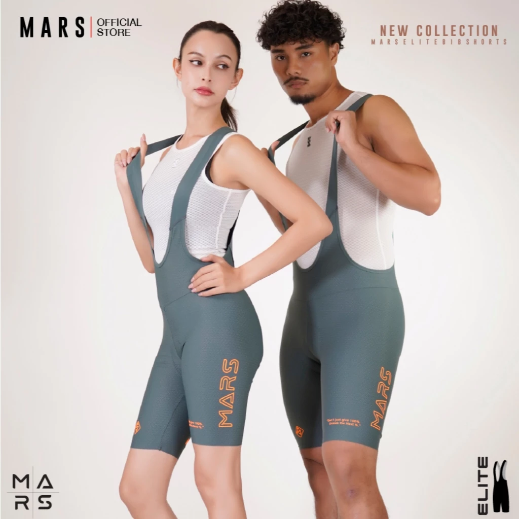 เอี๊ยมจักรยาน MARS ELITE BIB SHORTS ออกแบบมาเพื่อ ความสบาย และ สมรรถนะ ที่แท้จริง ชาย / หญิง