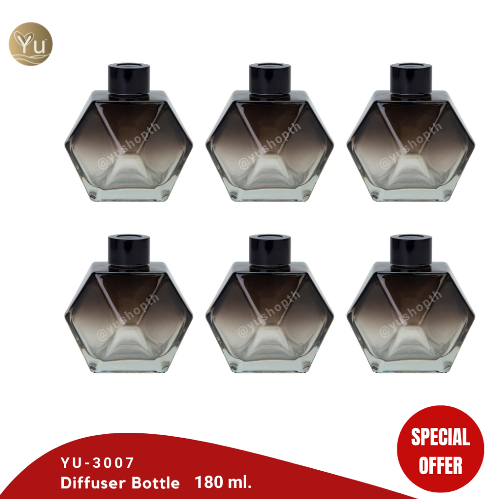 🌟 ขวดเปล่า ขวดไม้หอม รหัส 3007 ความจุ 180 ml. | Room Diffuser Bottle 🌟