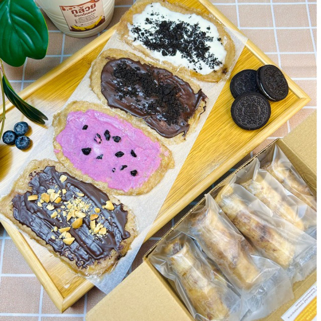 กล้วยม้วนช็อกโกแลต Banana Chocolate ขนาด 250 g และ ขนาด300 g,ขนาด500g,1kg