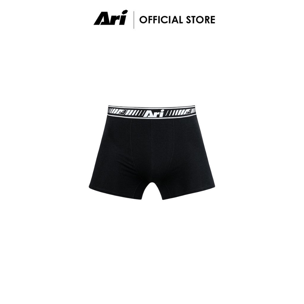 ARI ULTRASOFT BOXER BRIEFS - BLACK (AAP2179-01) กางเกงบ๊อกเซอร์ อาริ BRIEFS สีดำ