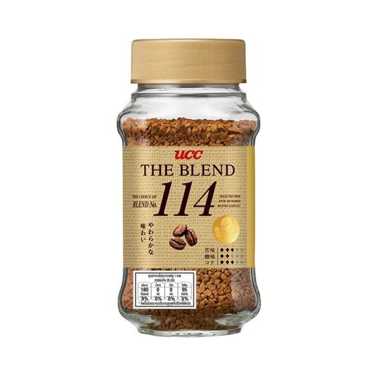 UCC The Blend 114 Soft & Mild Instant Coffee (Japan Imported) ยูซีซี 114 กาแฟสำเร็จรูป 70g.