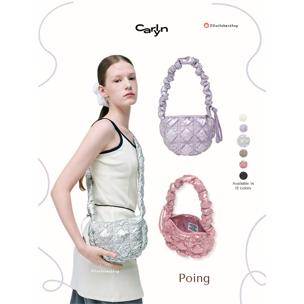 (พร้อมส่ง/ แมสส่งด่วน) แท้ สแกนเช็คได้ | CARLYN BAG Poing Glaze