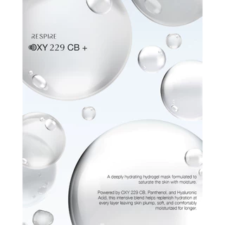 Respire มาส์กไฮโดรเจล Oxy Hydrogel Mask (1 แผ่น)