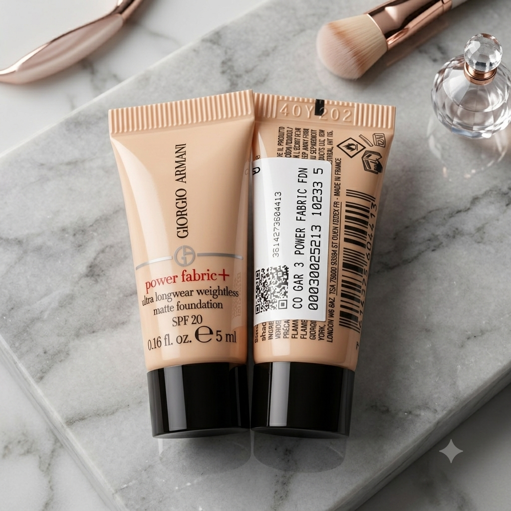 Giorgio Armani Power Fabric+ Ultra Longwear Weightless Matte Foundation SPF 20 #3 5 ML ป้ายคิงพาวเวอร์