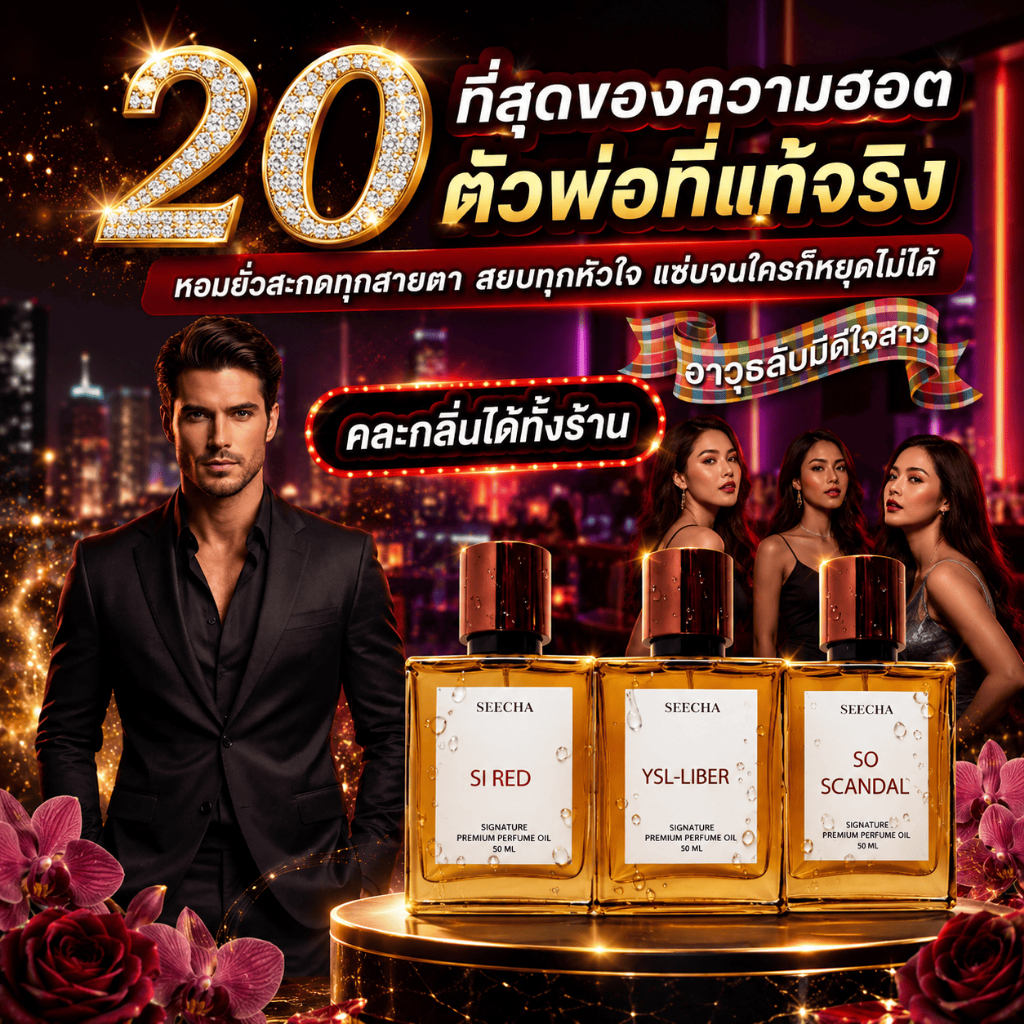 น้ำหอมออยล์ SEFCHA 50ml. กลิ่นผู้ชายสุดฮอต น้ำหอมติดทน น้ำหอมผู้ชาย คละกลิ่นได้ทั้งร้าน