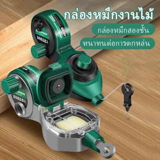 เครื่องหมายงานไม้ /Ink Draw Line Markerน้ําพุหมึก Scribes แบบมือกด,ปากกามาร์กเกอร์หมึกที่ทนทาน เครื่องมือช่างไม้ก่อสร้าง