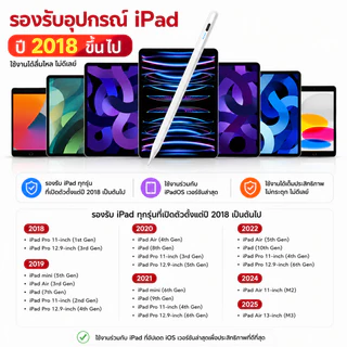 [iPad ONLY] ปากกาทัชสกรีน Universal Stylus Pen ปากกาสไตลัส ใช้ได้กับทุกรุ่น IOS และ iPad ปากกาไอแพด ปากกาทัชสกรีน