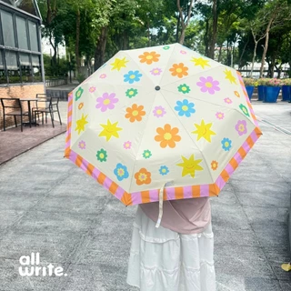 allwrite Umbrella ร่มพับอัตโนมัติ กันยูวี กันแดด กันฝน