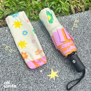 allwrite Umbrella ร่มพับอัตโนมัติ กันยูวี กันแดด กันฝน