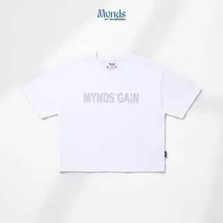 ((เสื้อทรงบล็อกซี่ โอเวอร์ไซส์ เนื้อผ้าคอตตอน พรีเมียม OVERSIZE BOXY รุ่น MYNDS GAIN))