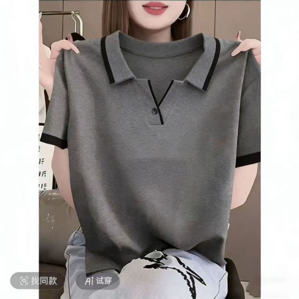 เสื้อโปโลแขนสั้นสำหรับผู้หญิงที่ดูมีสไตล์ เก๋ไก๋ และโดดเด่นไม่ซ้ำใคร เป็นสินค้าใหม่รับซัมเมอร์ที่มาพร้อมการจับคู่สีอย่าง