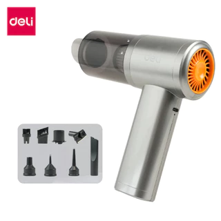 Deli เครื่องดูดฝุ่นพกพา เครื่องดูดฝุ่นในรถ แบบไร้สาย แรงดูด1200PA ความจุสูงแบตเตอรี่สูงสุด 4,000 mAh