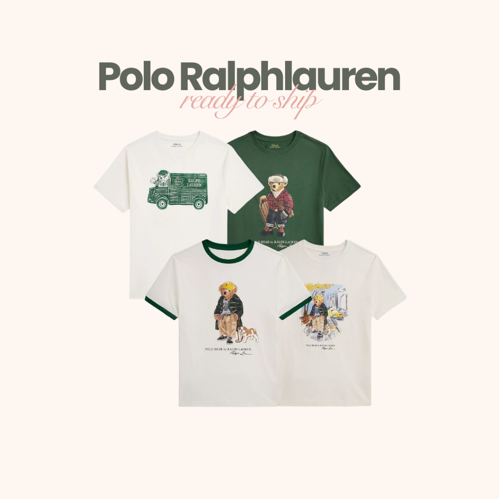 ready to ship | เสื้อยืด polo ralphlauren | Ralph’s Polo Bear 🇺🇸