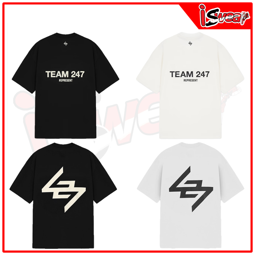 เสื้อวิ่งแขนสั้น Represent Team 247 Oversized T-Shirt 💯(พร้อมส่ง)