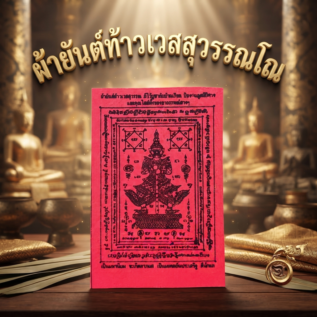 ร้านค้าขายดี! บูชา "ผ้ายันต์ท้าวเวสสุวรรณ" ติดบ้านติดร้านไว้ปังแน่นอน