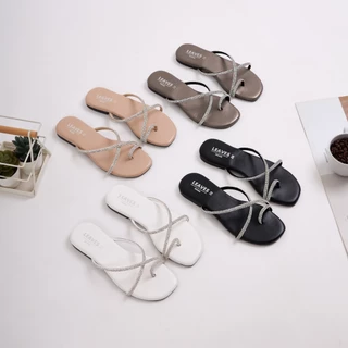 LEAVESSHOES รองเท้าสวมแฟชั่น รองเท้าแตะผู้หญิง รุ่น COTTAGE
