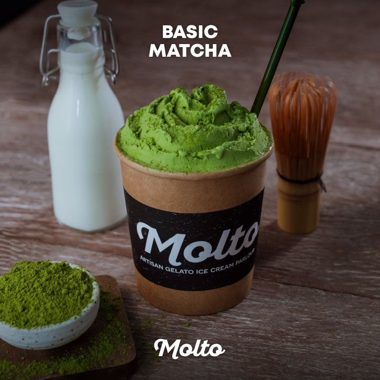 Molto ไอศกรีม รสชาเขียว 16 ออนซ์ - Molto Premium Gelato - Ice cream Matcha 16 oz.‼️ซื้อ 4 ถ้วย ส่งฟรี คละรสได้‼️