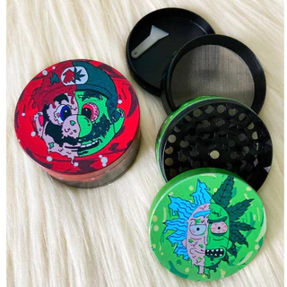 พร้อมส่ง ถาดยำ+ที่บดสมุนไพร Grinder 63mm 50mm 40mm เครื่องบดสมุนไพรโลหะผสมสังกะสี 4 ชั้น ถาดกลิ้งเหล็กวิลาดดีไซน์ทันสมัย