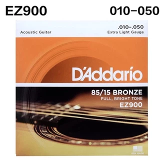 สายกีต้าร์[ของแท้100%][1ชุด มีครบ 6เส้น] D’Addario สายกีต้าร์โปร่ง เบอร์ 10/ 11/12 พร้อมส่ง ส