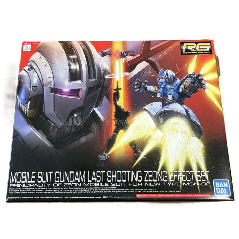 RG 1/144  MOBILE SUIT GUNDAM LAST SHOOTING ZEONG EFFECT SET