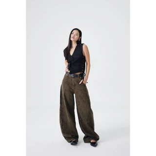 ยีนส์SARAN SR242 กางเกงยีนส์กระบอก Sandy Jeans